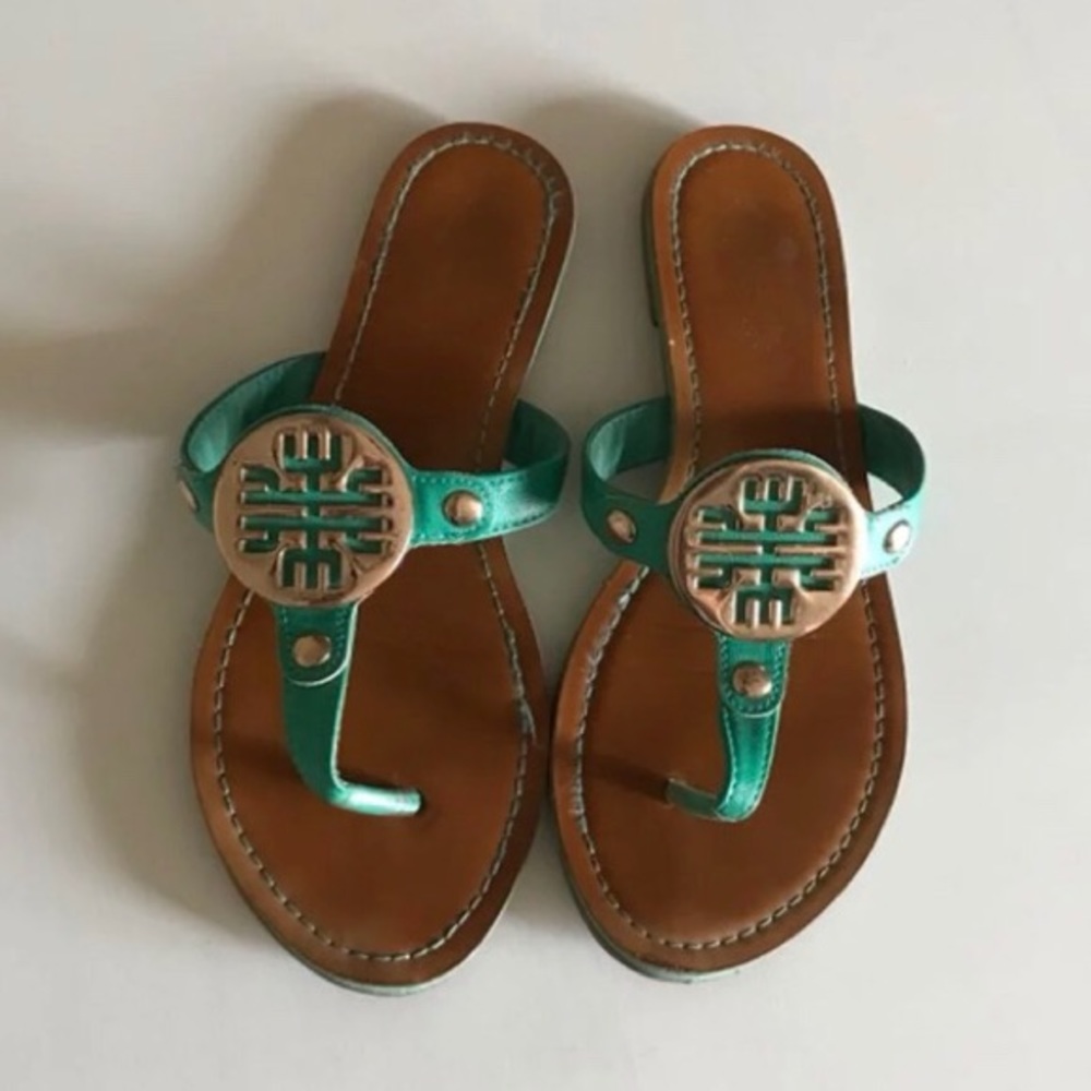 Teal sandals